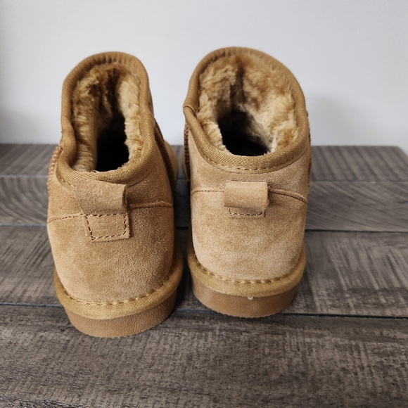 Suede Ankle Winter Classic Boot Fur Lined Brown Women's 37 US 6.5 or 7 - Picture 4 of 7